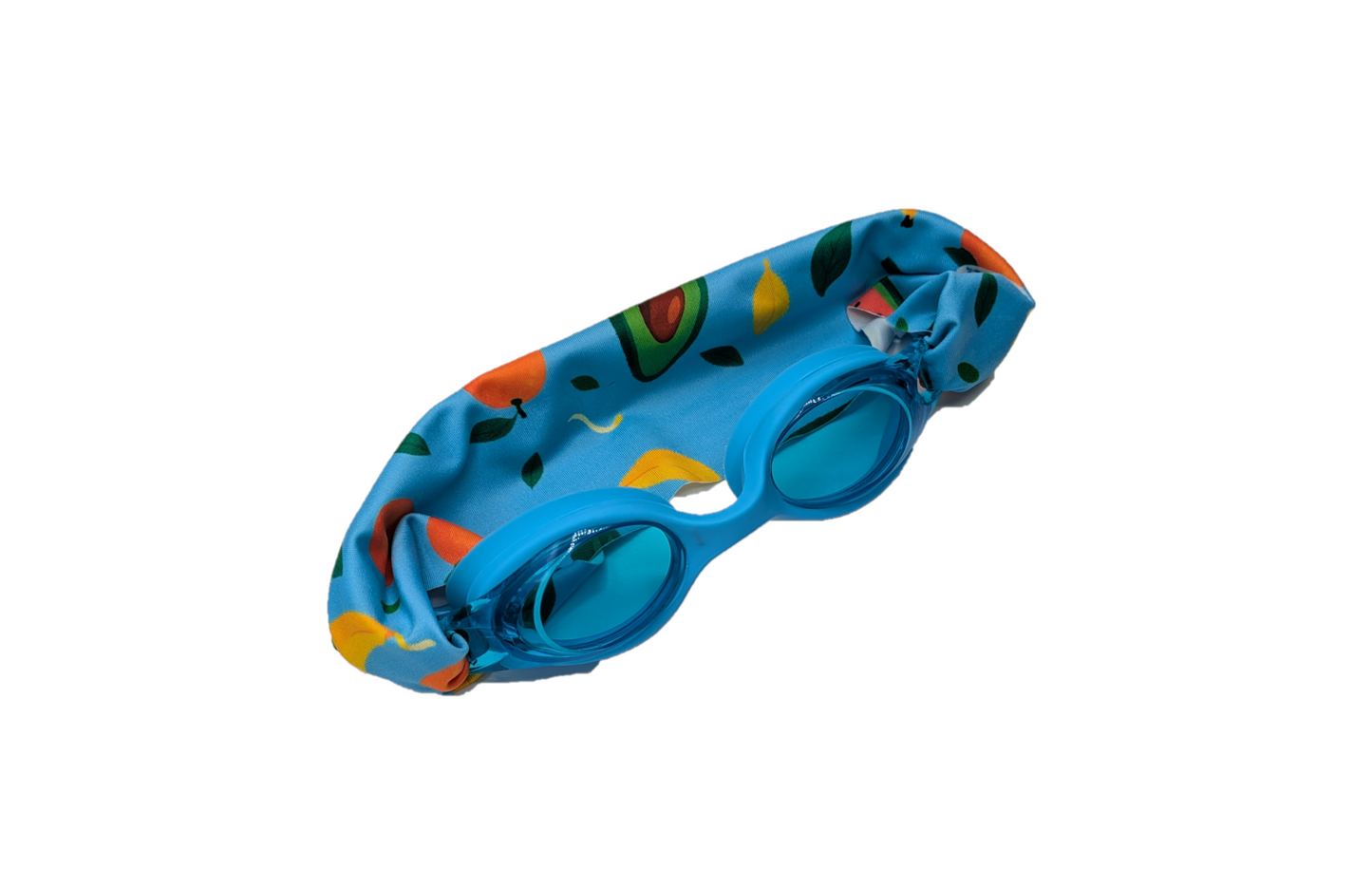 Gafas de Natación con turbante Fun Water - Infantil Azúl / Frutas