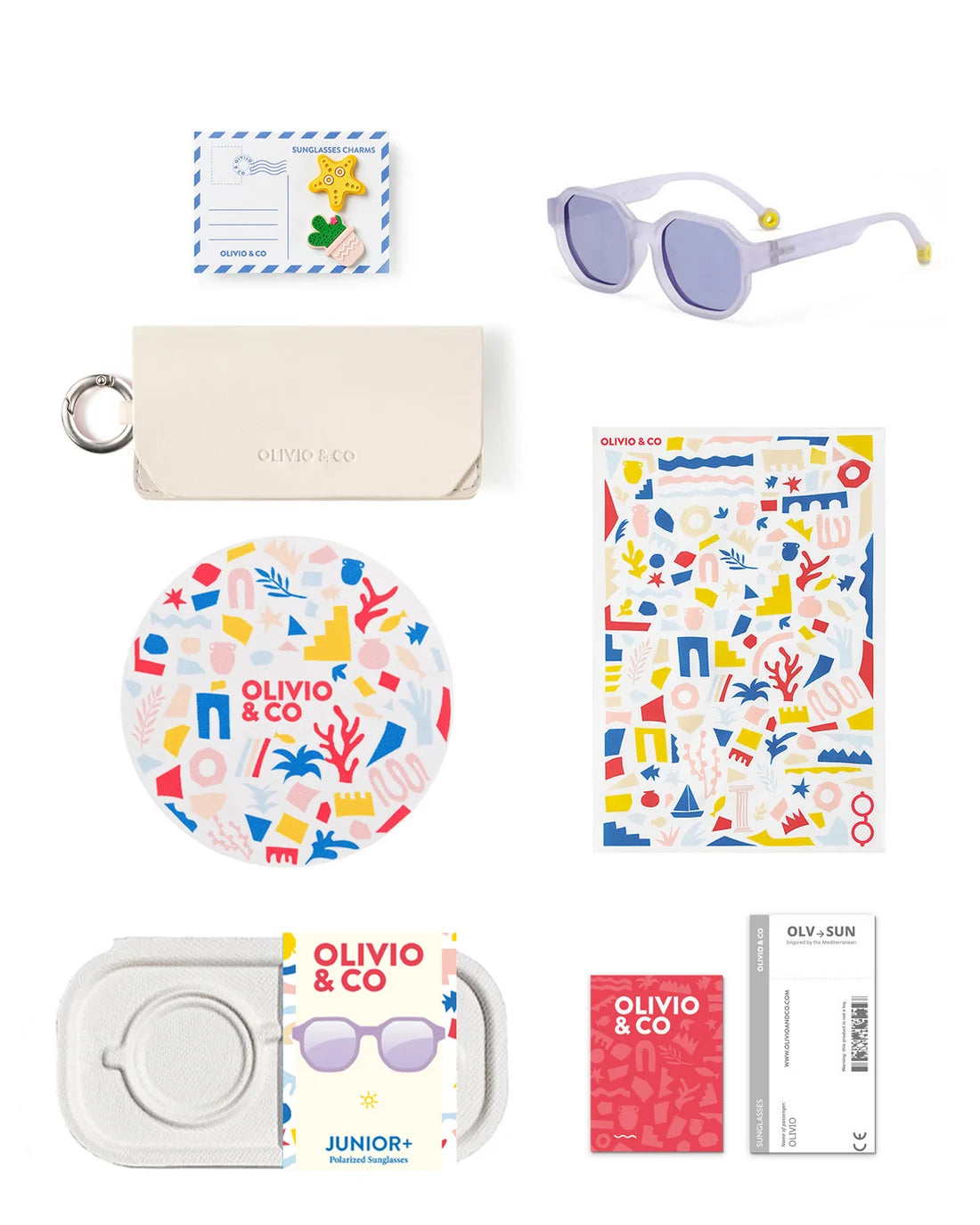 Gafas de Sol OLIVIO & CO - Junior Creative Edition #D Shell Purple