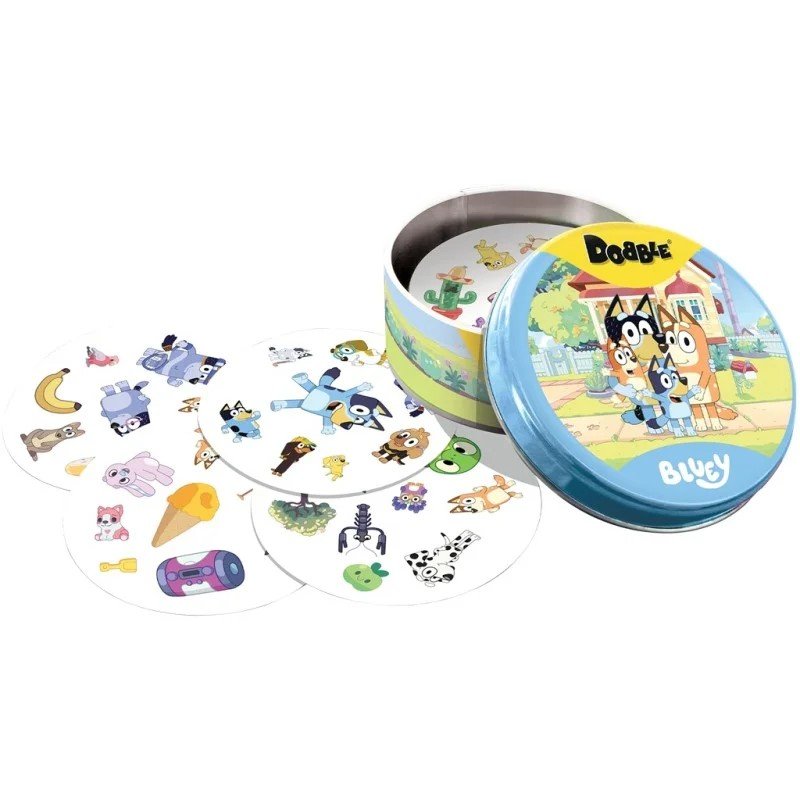 Juego de cartas Dobble Bluey