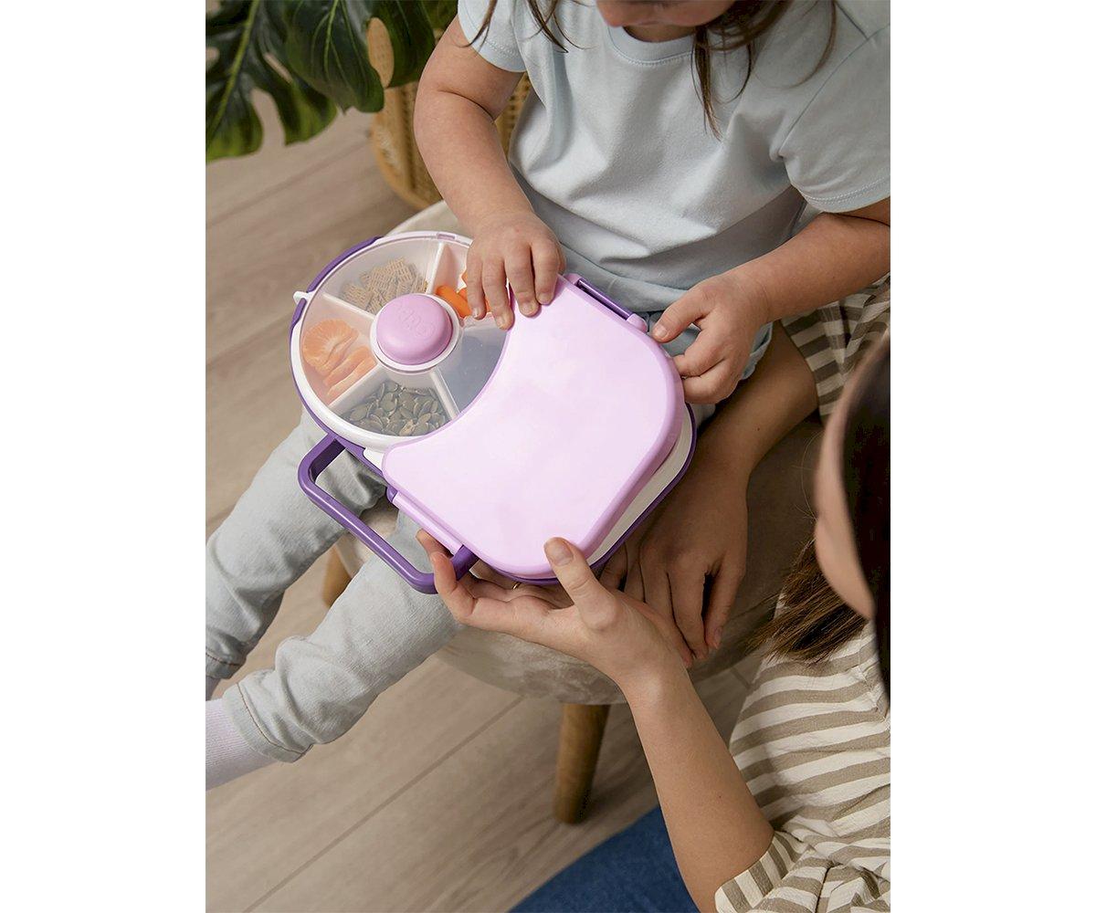 Caja de Almuerzo Spinner 2 in 1 Lunchox Grape Purple - GöBe