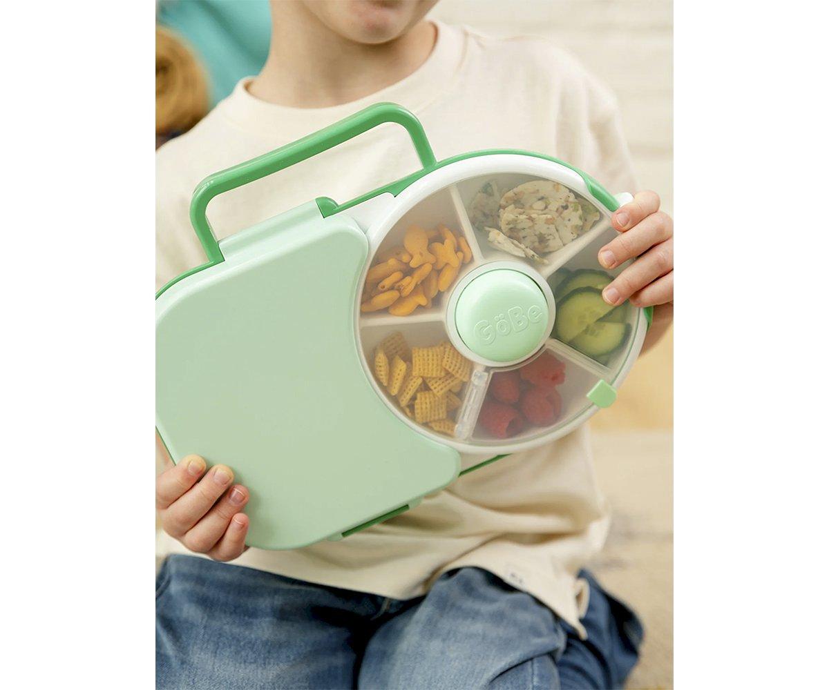 Caja de Almuerzo Spinner 2 in 1 Lunchox Sage Green - GöBe