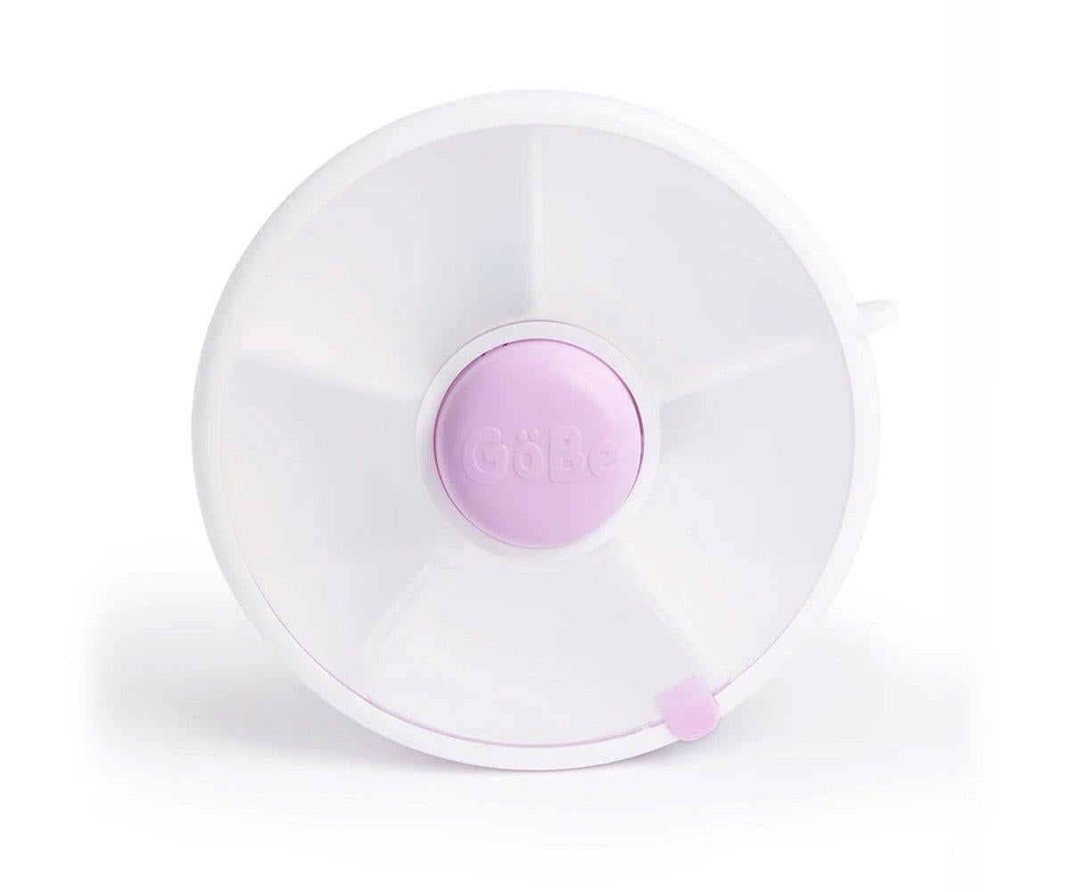 Caja Almuerzo Snack Spinner Flip, Correa de Mano y Hoja de Pegatinas Taro Purple - GöBe