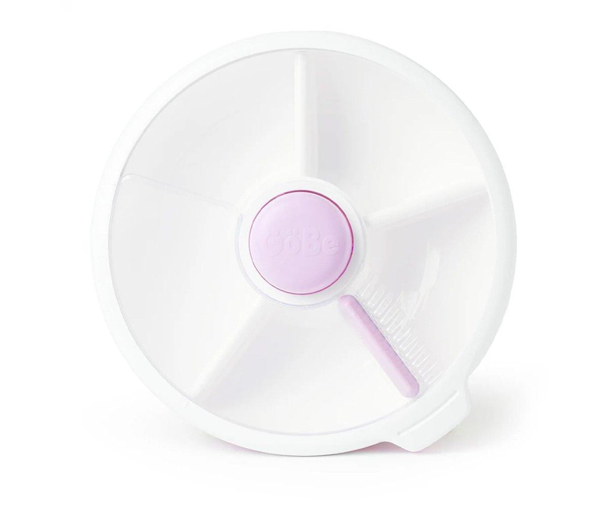 Caja de Almuerzo Grande Snack Spinner Slide con Hoja Pegatinas Taro Purple - GöBe