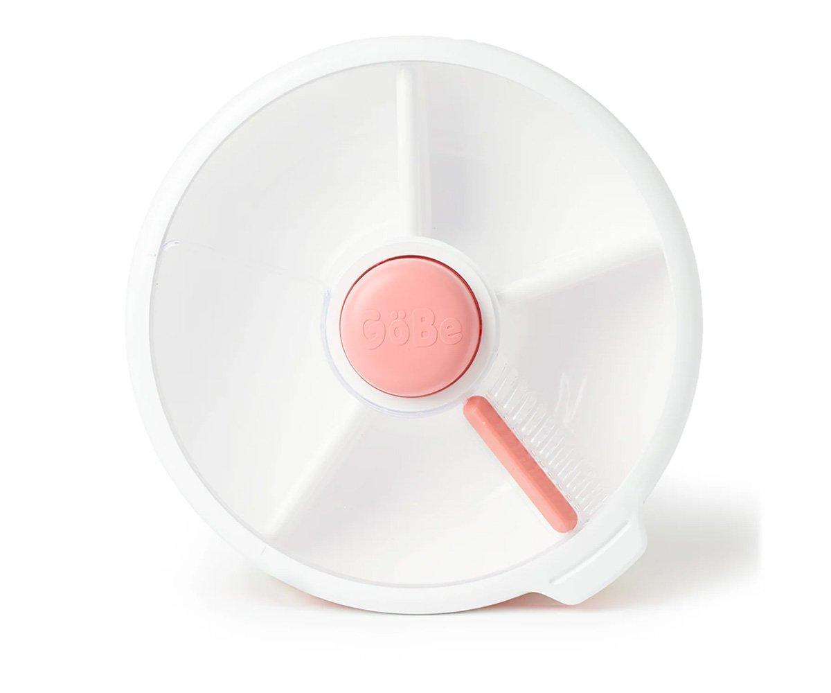 Caja de Almuerzo Grande Snack Spinner Slide con Hoja Pegatinas Coral Pink - GöBe