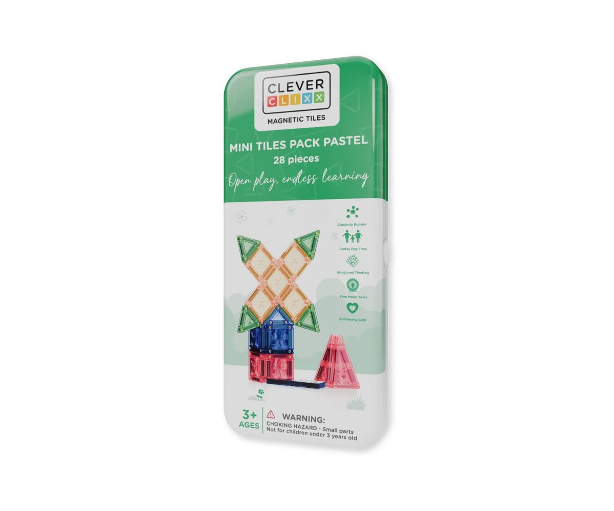 Pack Mini Tiles Pastel 28 piezas Cleverclixx