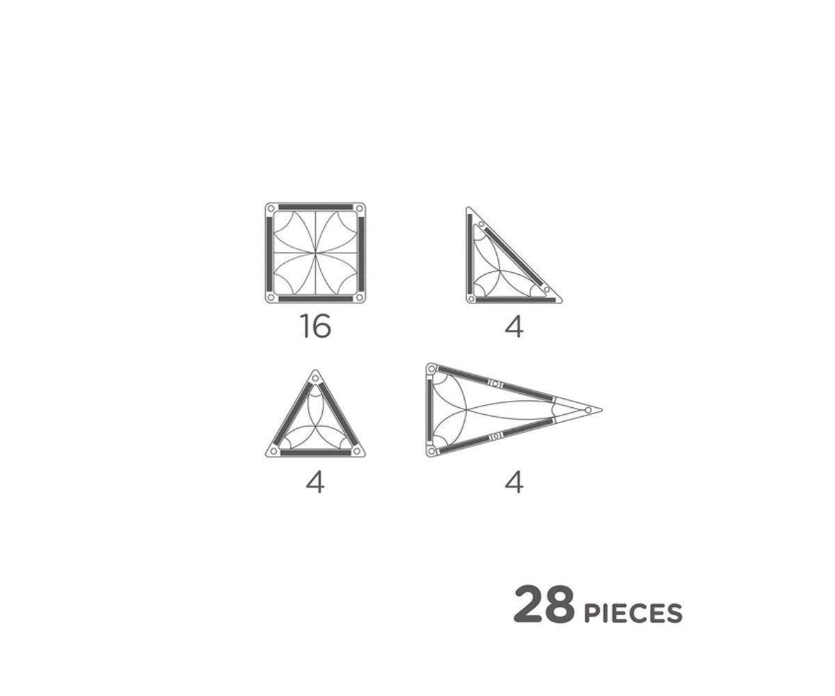 Pack Mini Tiles Pastel 28 piezas Cleverclixx