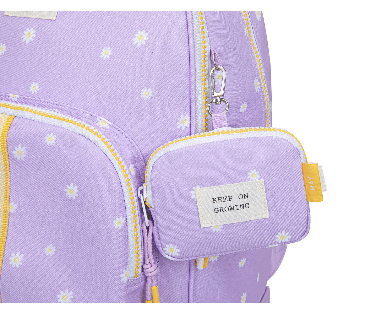 Mochila Escolar Trolley May Daisy Lilac