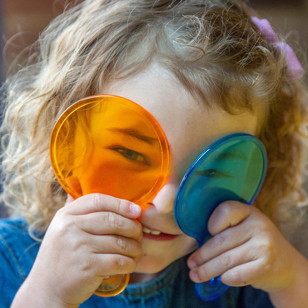 Conjunto 6 palas de colores translucidos - TickiT