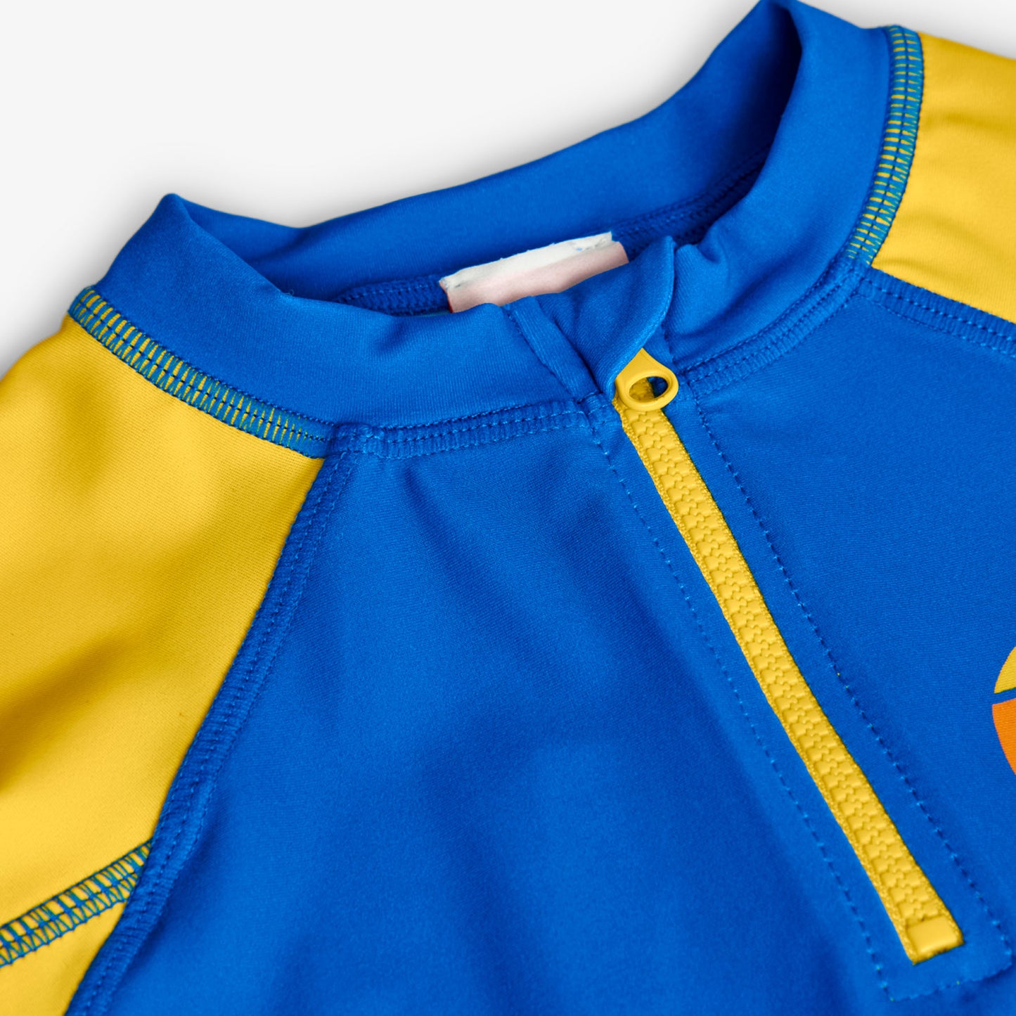 Camiseta baño manga larga BOBOLI Bright blocks yellow