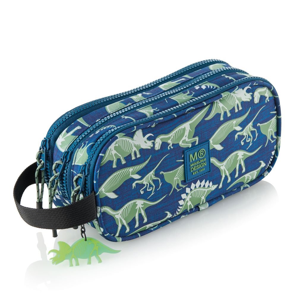 Estuche organizador triple Fosiles