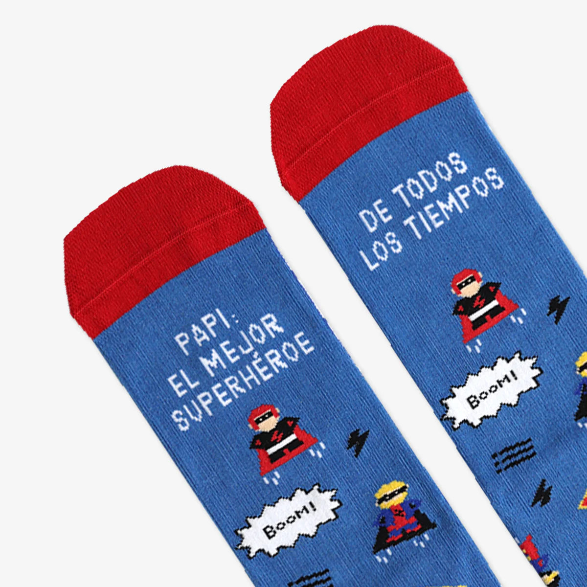 Kit Taza + Calcetines "Papi, el mejor superhéroe