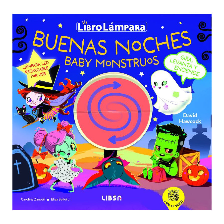 Libro Lámpara - Buenas noches baby monstruos