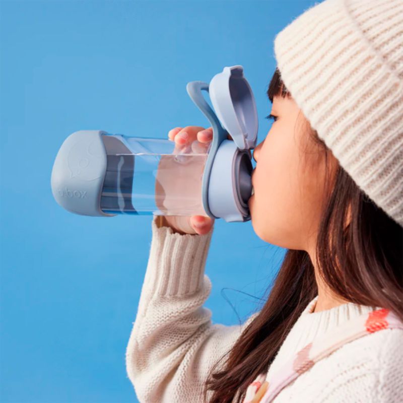 Botella tritan con boquilla Verde Esmeralda b.box