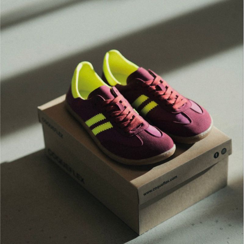 Deportivas Casual Adulto Coqueflex - Samba Cereza Nylon