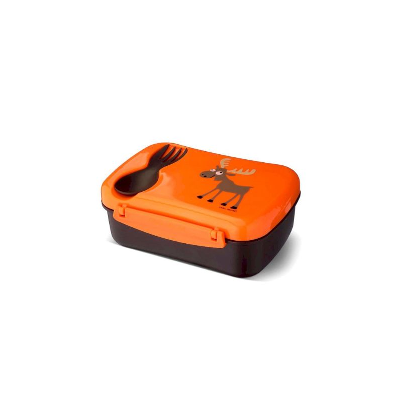 Caja de Almuerzo N'ice Box Kids Vaca Reno Naranja