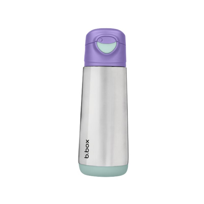 Botella térmica con boquilla y asa Lilac Pop b.box