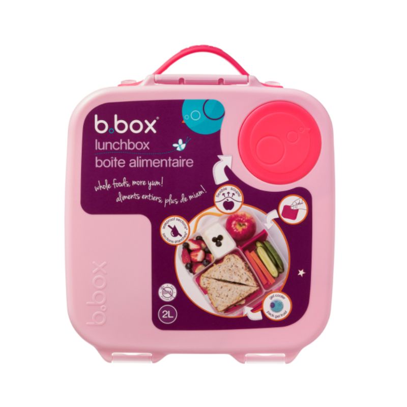 Caja Almuerzo con Gel Refrigerante Flamingo fizz b.box
