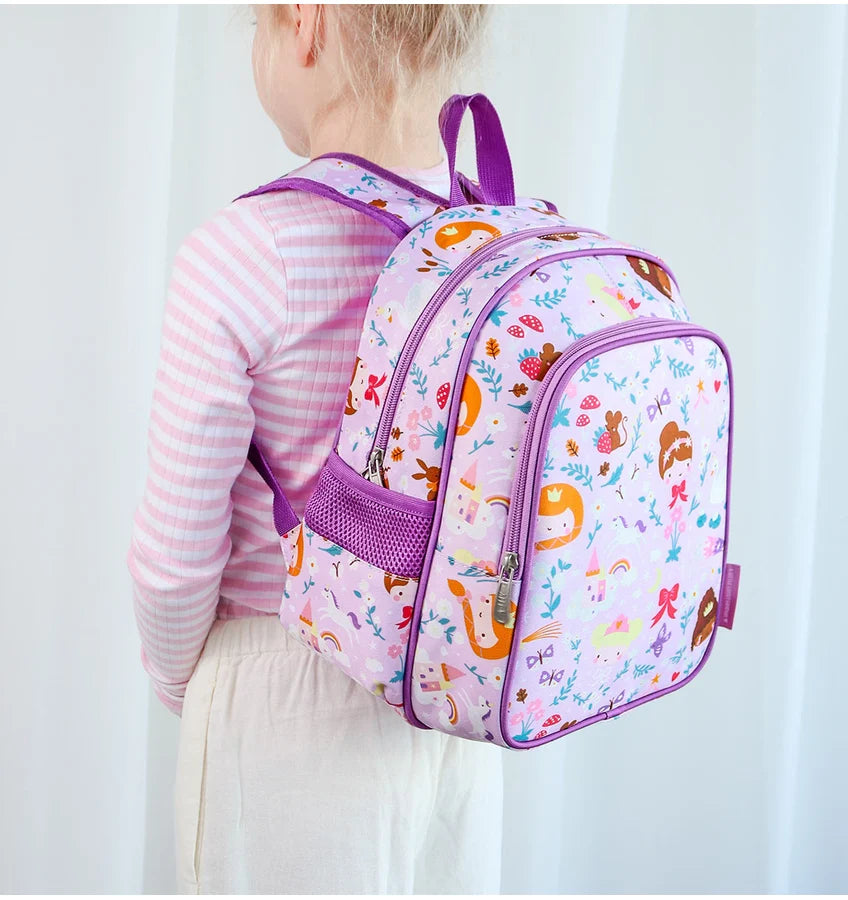 Mochila con bolsillo térmico - A Little Lovely Company Princesas