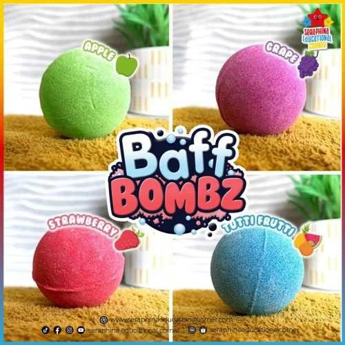 Pack de 4 bombas de baño redondas - Zimpli Kids