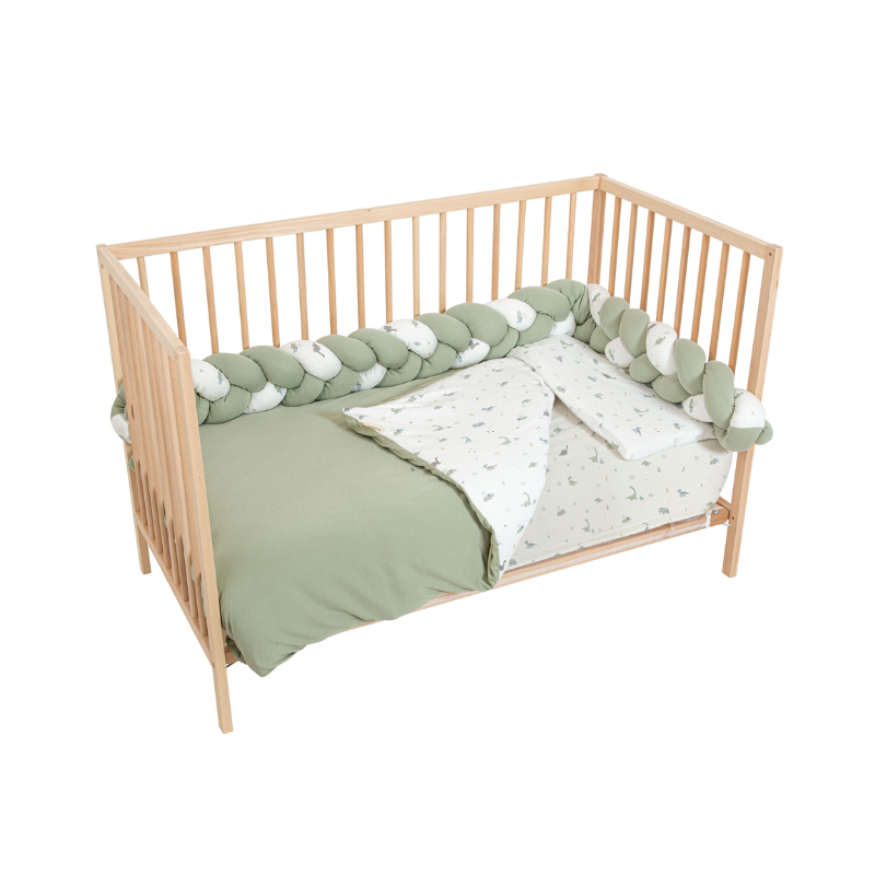 Protector de cuna trenza Trex Bimbidreams