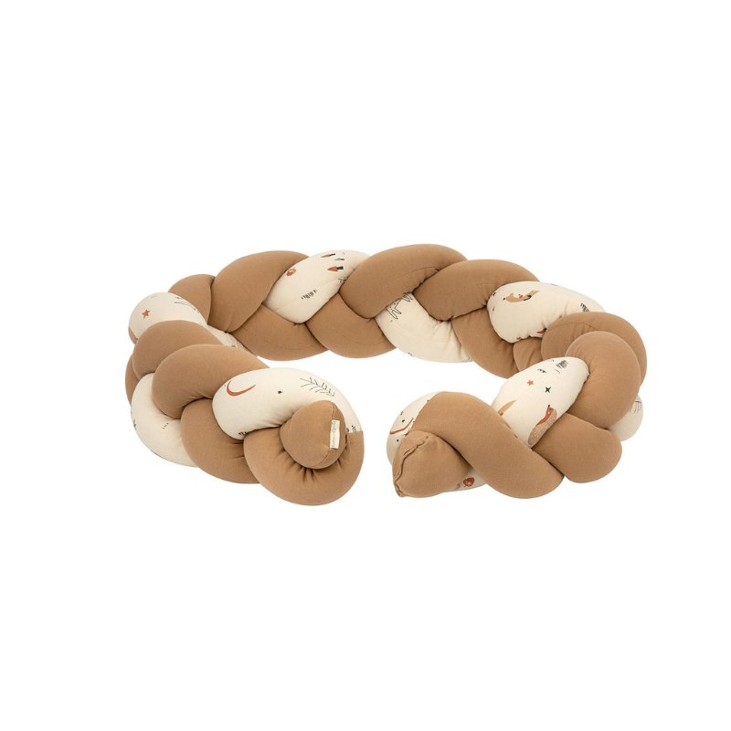 Protector de cuna trenza Wonderland Bimbidreams