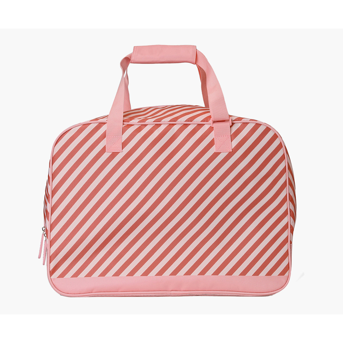 Bolso de Playa con Rejilla Monnëka Tutete - Stripes Bloom & Blush