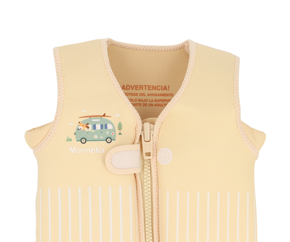 Chaleco Flotador Aprendizaje Surf Van - Monnëka Tutete