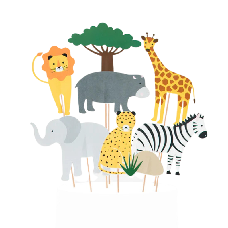 Topper para tarta Safari My Little Day