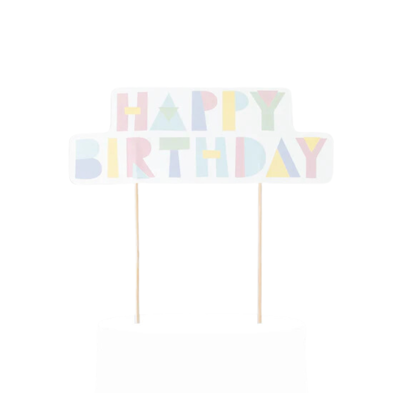 Topper pastel para tarta My Little Day