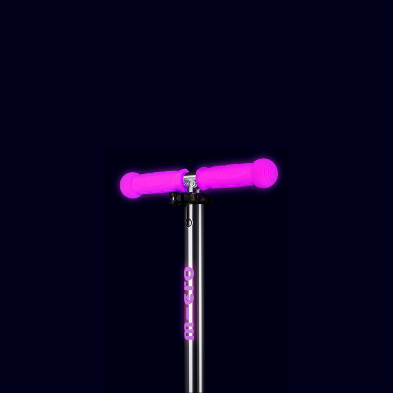 Patinete Micro mini Delux Glow Led Rosa