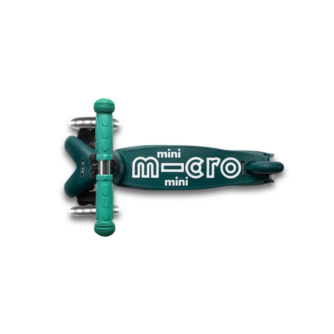 Patinete Micro mini Deluxe Eco Led Verde