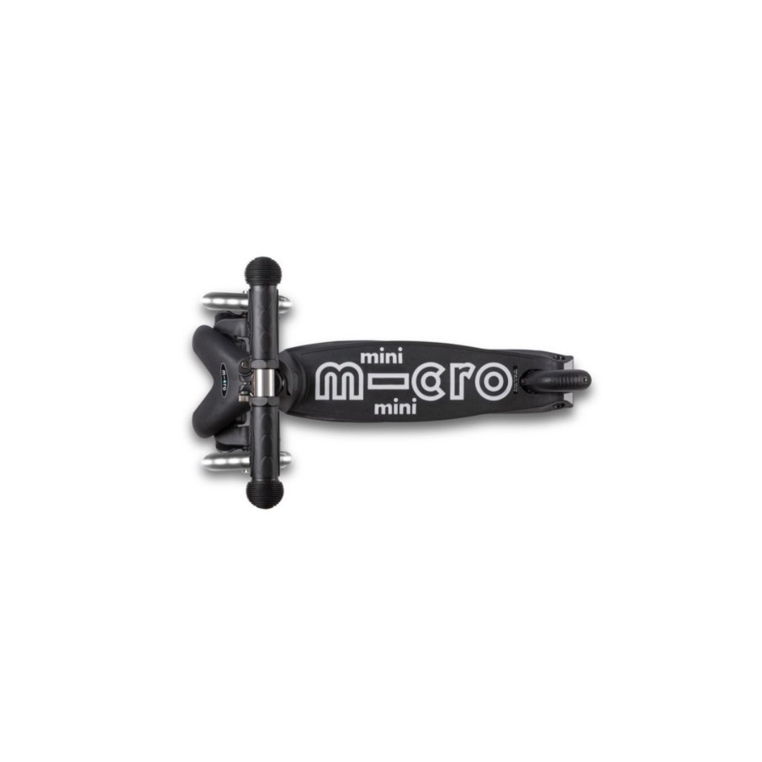 Patinete Micro mini Deluxe Led Negro