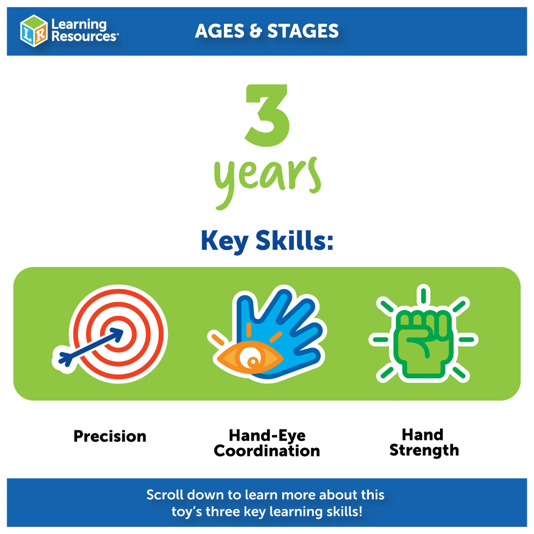 Pinzas Squeezy Tweezers Learning Resources