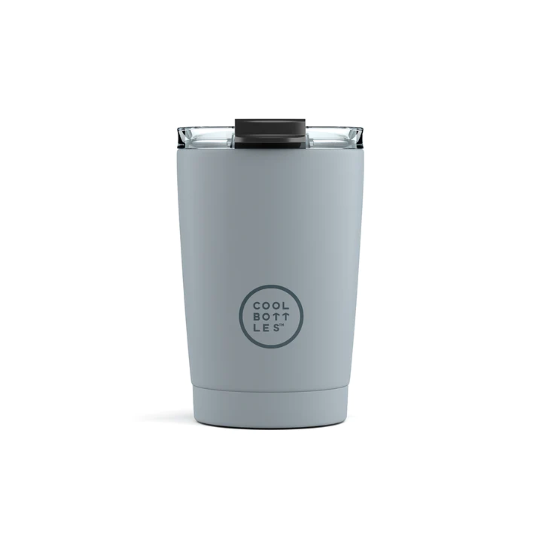 Vaso de Acero Inoxidable 330ml Cool Bottles Colors - Pastel Grey