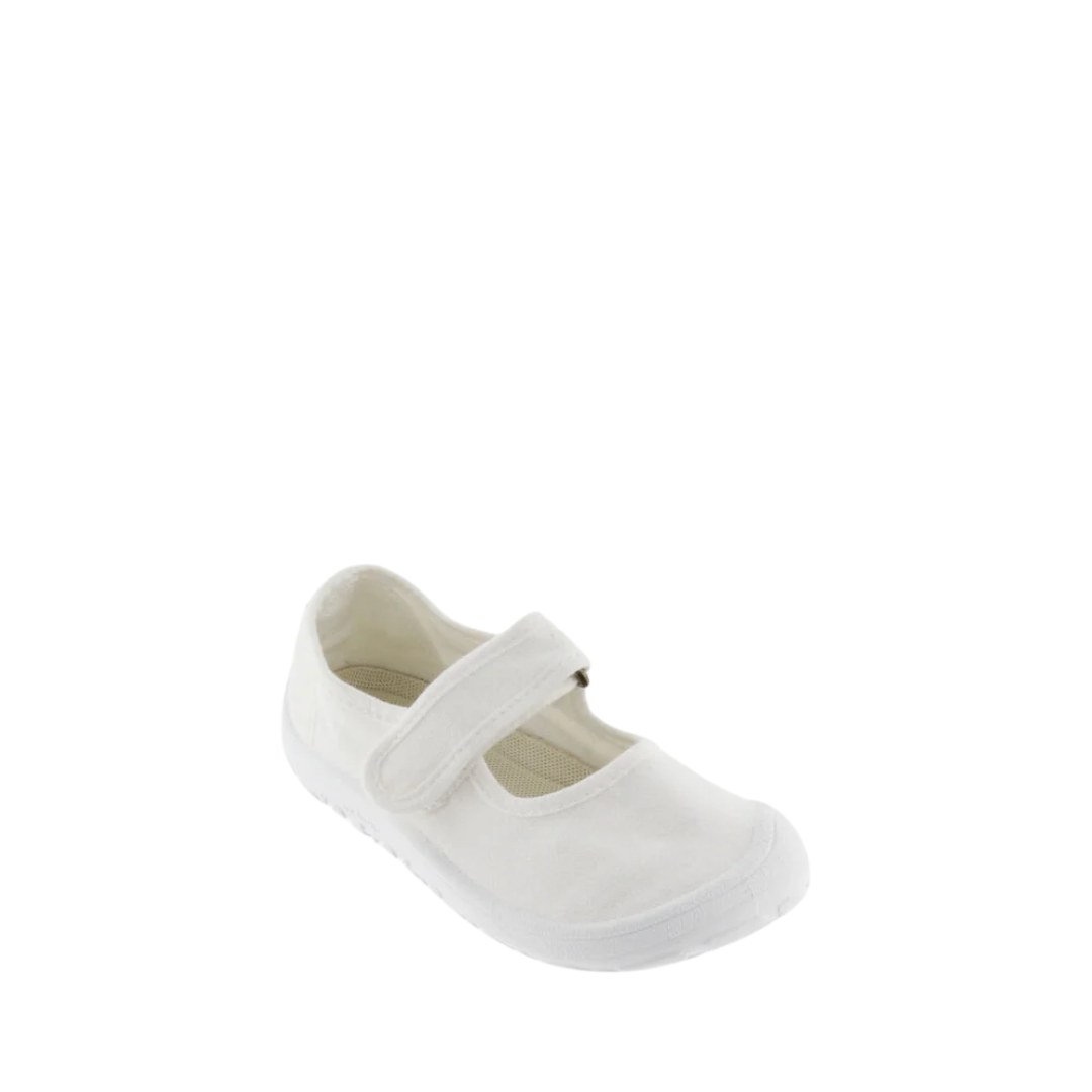 Mercedita de lona Victoria - Blanco