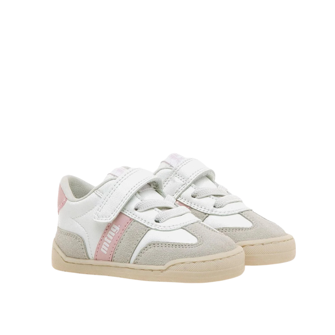 Deportivas Baby Mustang - Free Losfo Blanco y Rosa