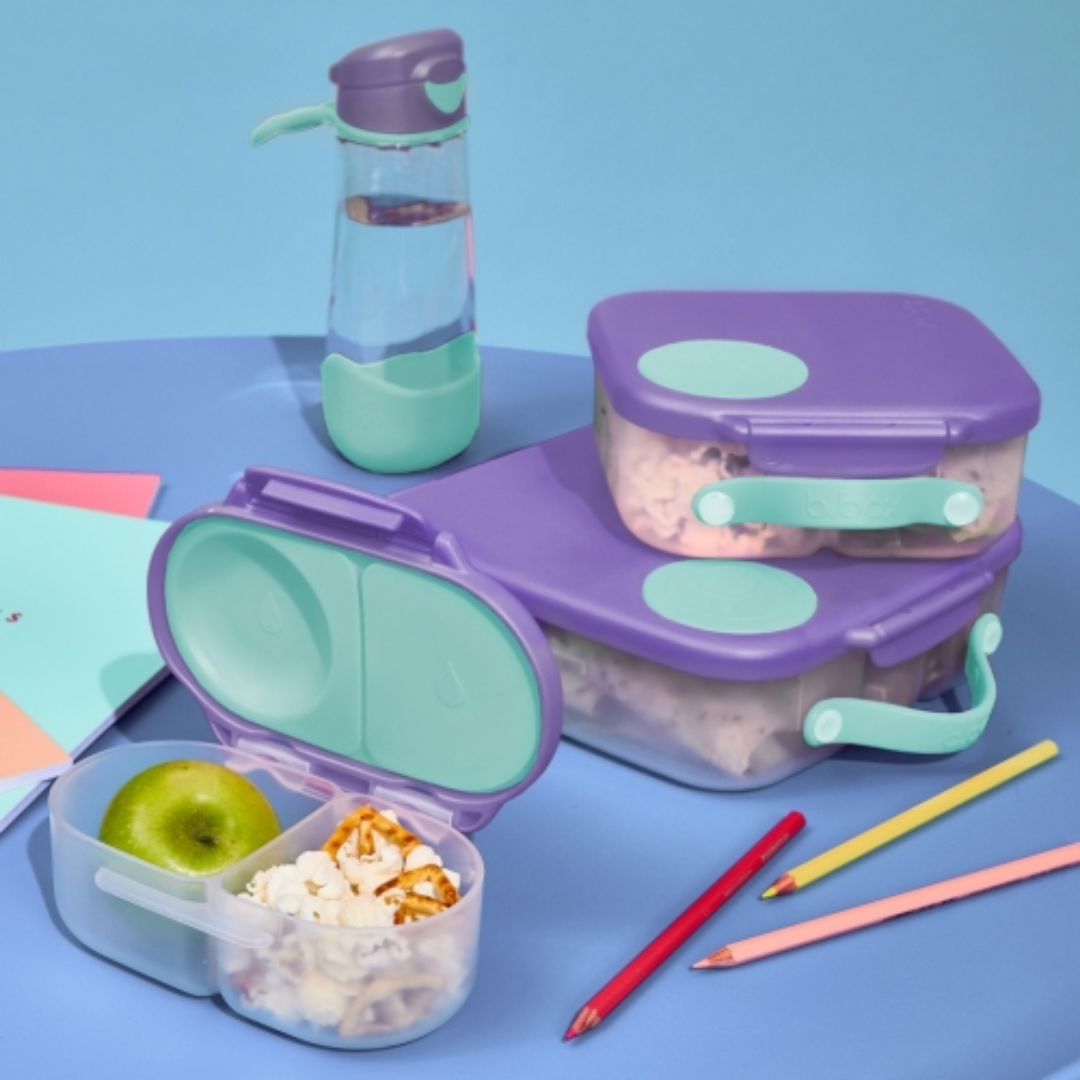 Botella tritan con boquilla Lilac Pop b.box