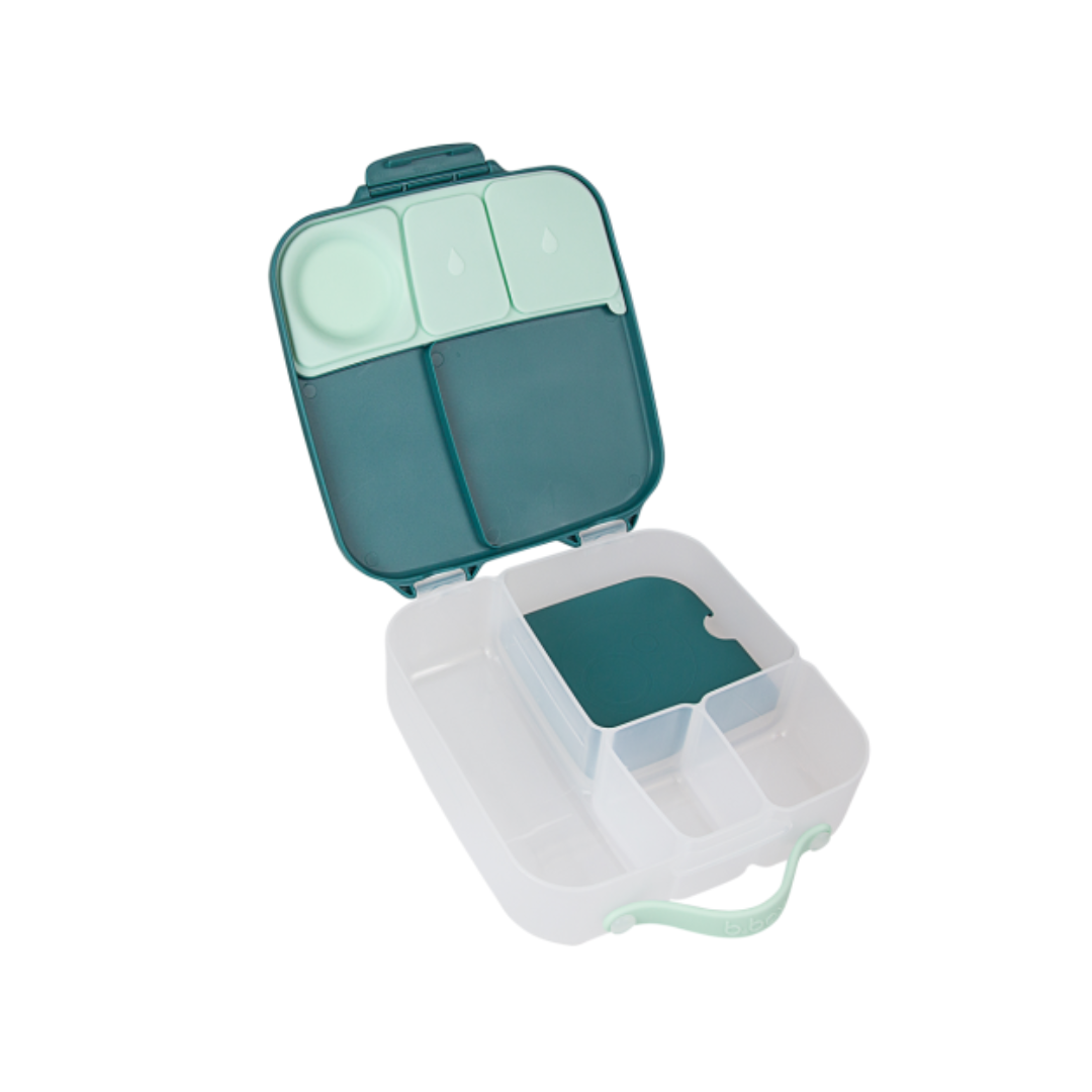 Caja Almuerzo con Gel Refrigerante Verde Esmeralda b.box