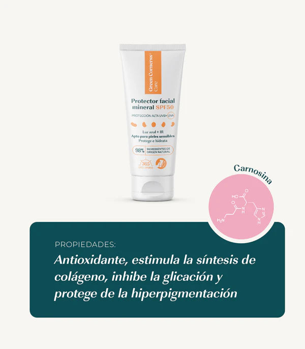 Protector Solar Mineral SPF50 apto para Pieles Sensibles - Green Cornerss