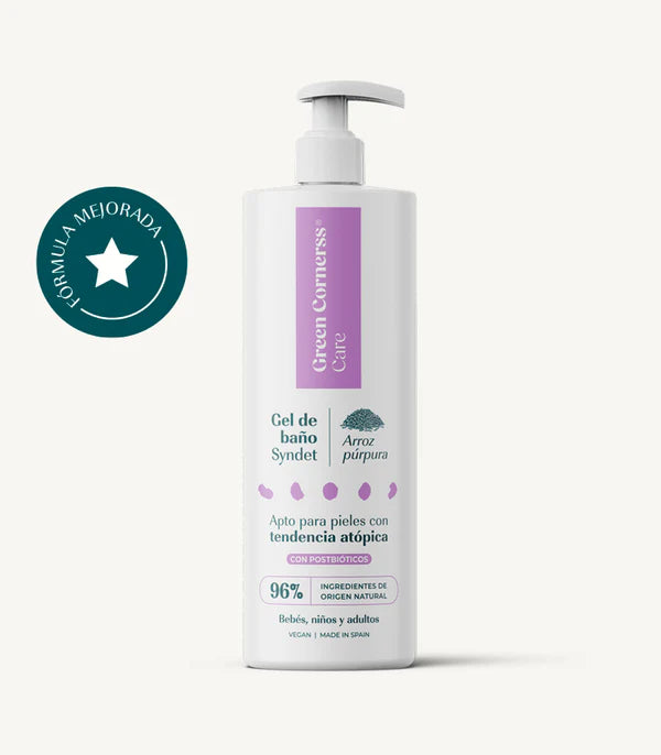 Gel de Baño de Arroz Púrpura apta para piel atópica - Green Cornerss