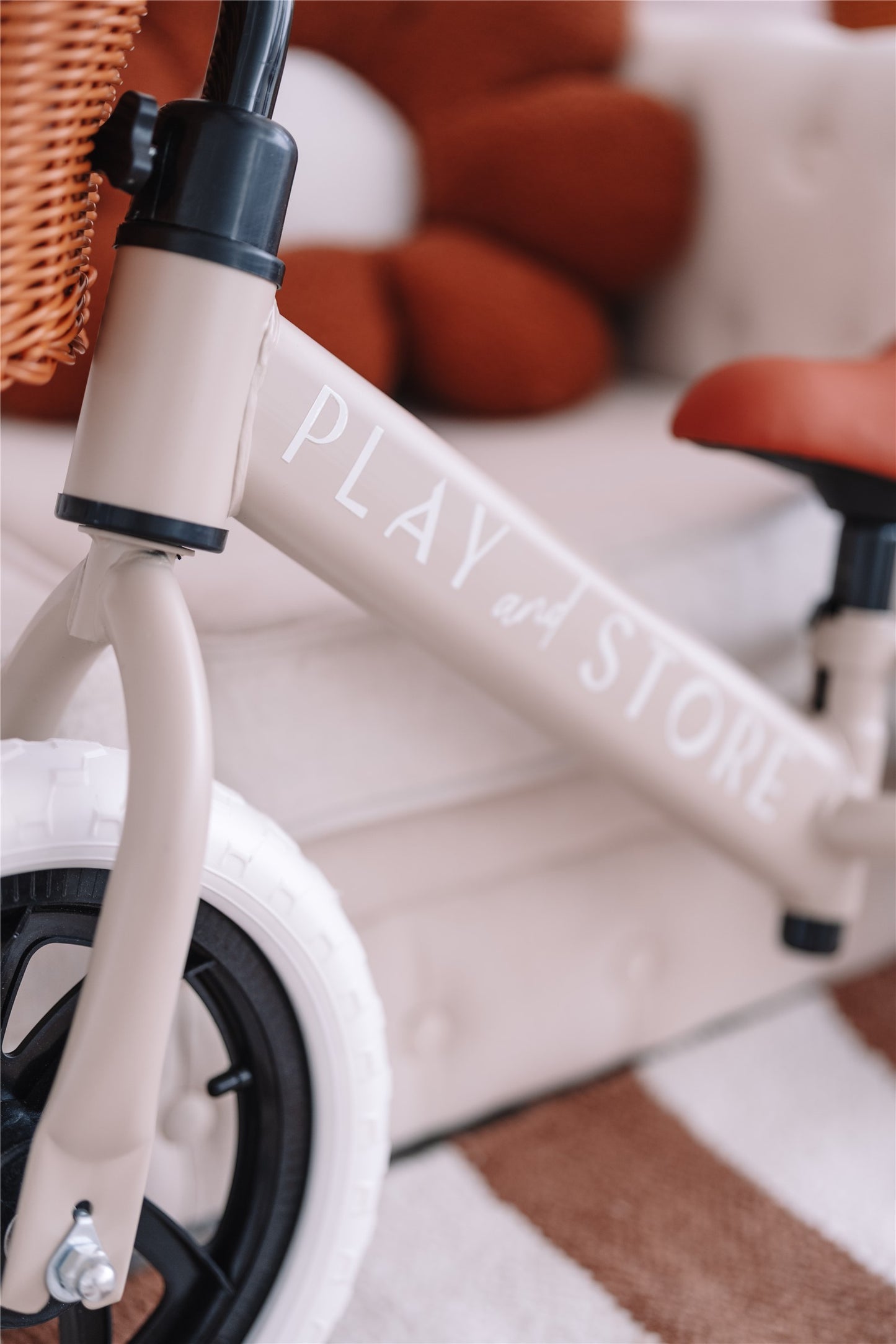 Bici sin pedales Play and Store - Premium Taupe