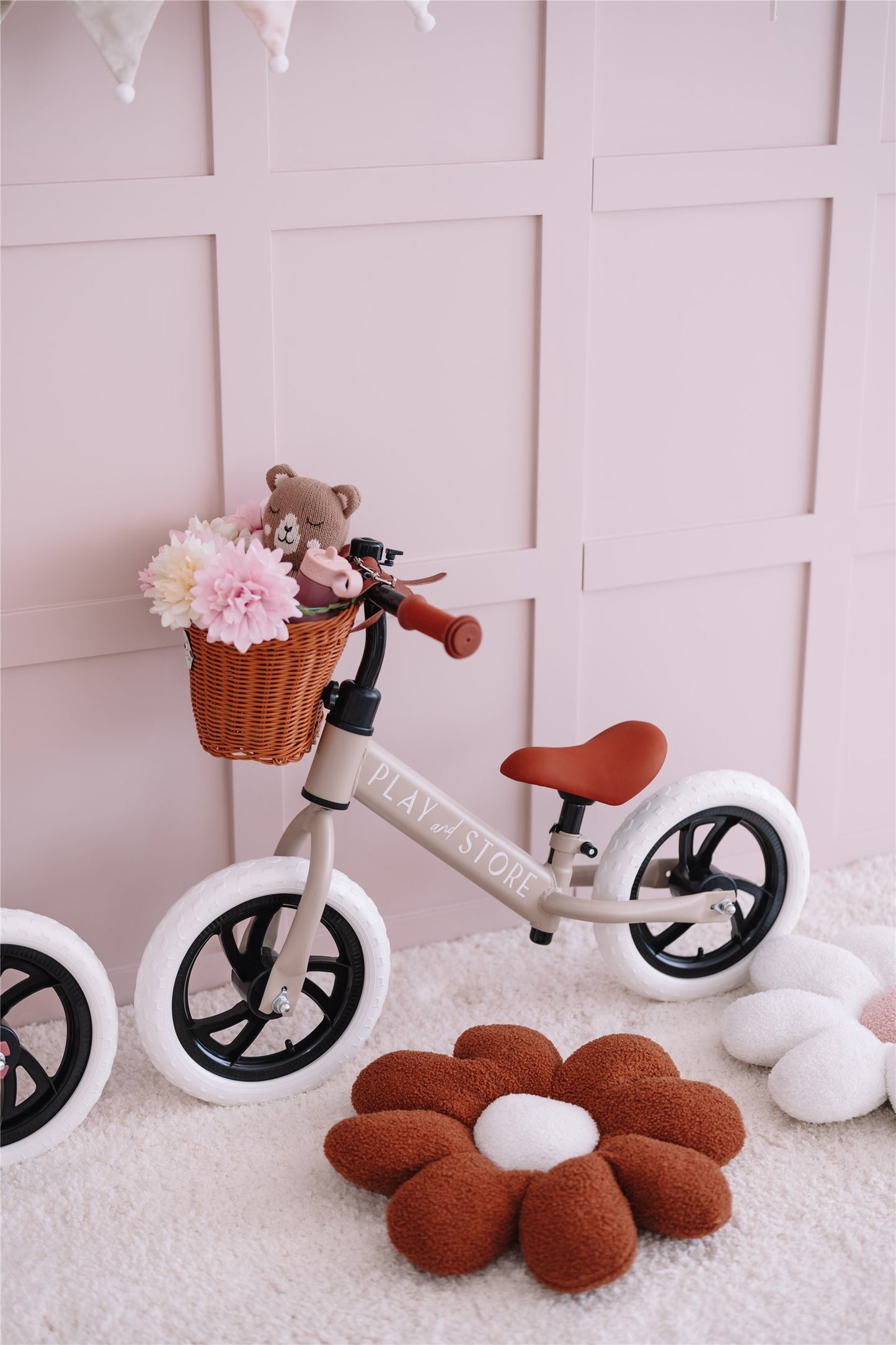Bici sin pedales Play and Store - Premium Taupe