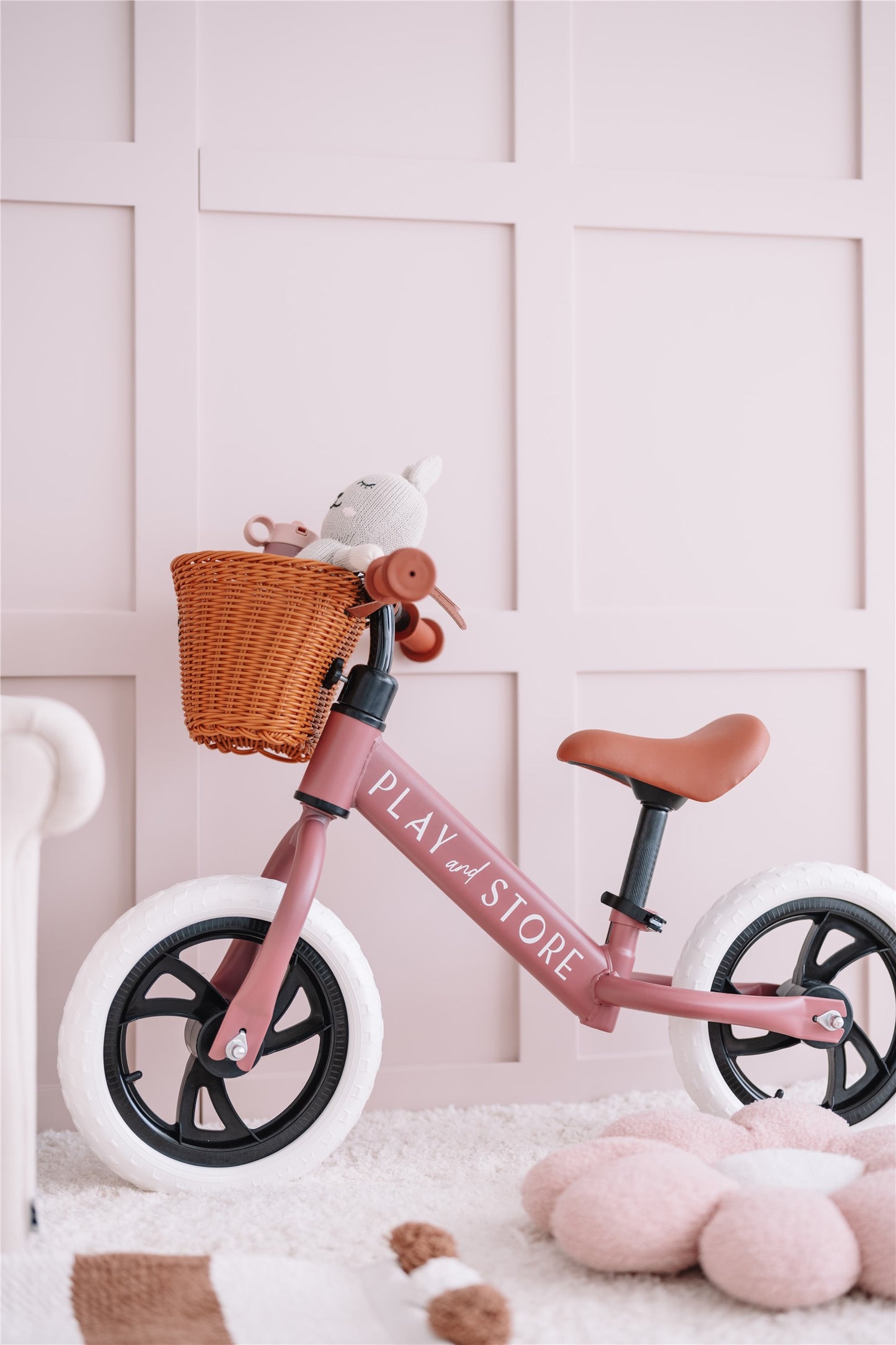Bici sin pedales Play and Store - Premium Cherry