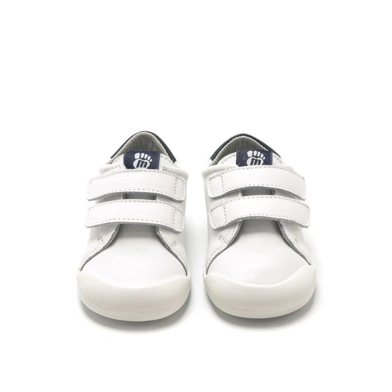Deportivas Baby Mustang - Napa Blanco Marino