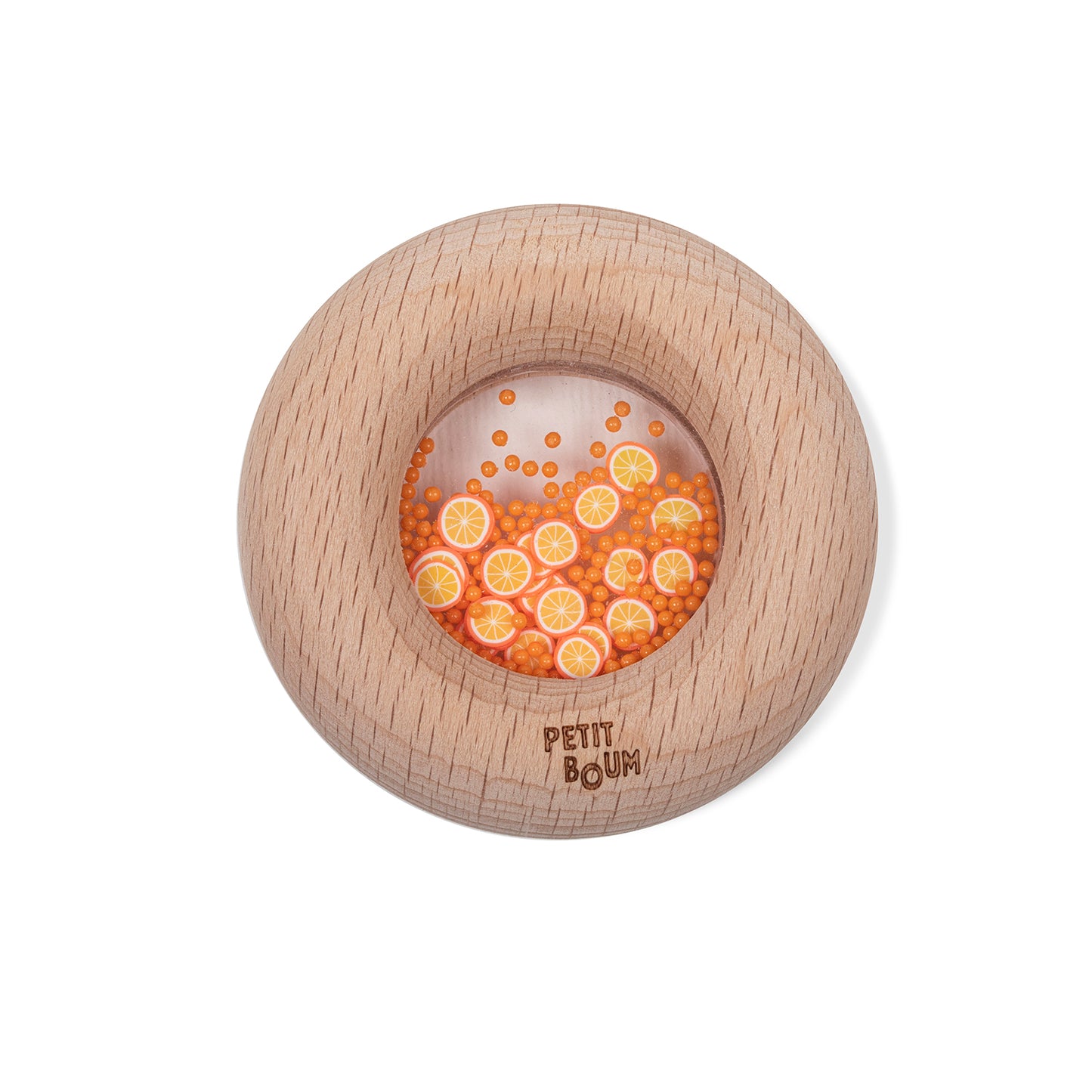 Sonajero Sensorial Donut Oranges - PETIT BOUM