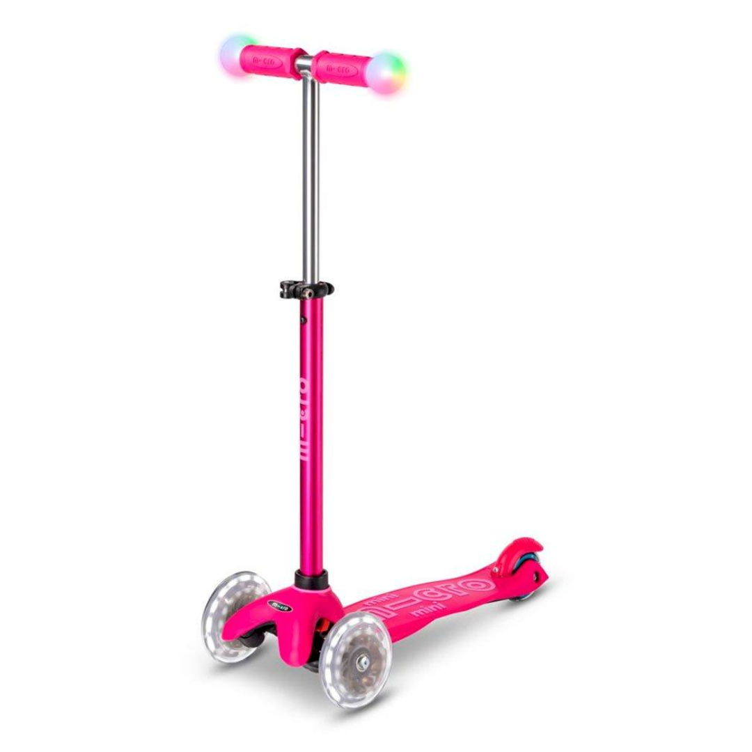 Patinete Micro mini2 3en1 Deluxe Magic Led Rosa