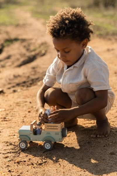 Coche safari con animales Little Dutch - Safari Friends