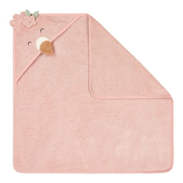 Toalla capa de baño 75x75 Little Dutch - Flamenco Rosa