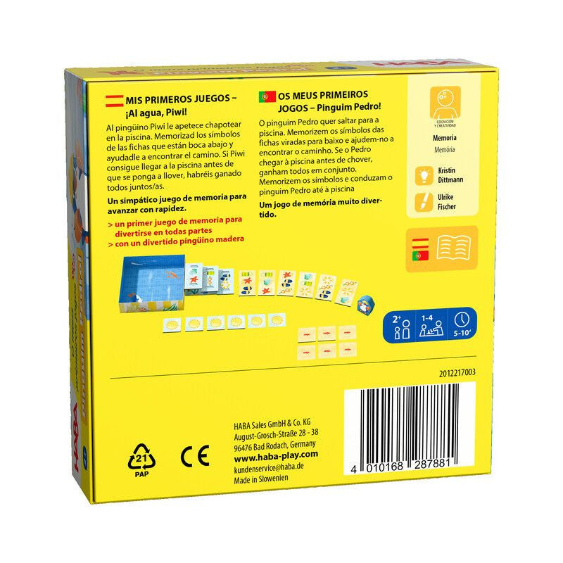 Mis primeros juegos ¡Al agua, Piwi! - Haba