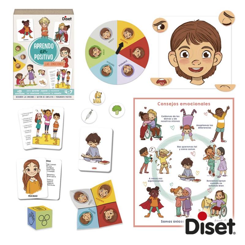 Juego Aprendo en positivo las emociones - Diset